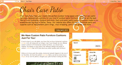 Desktop Screenshot of blog.chaircarepatio.com