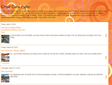 Tablet Screenshot of blog.chaircarepatio.com